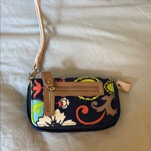 Spartina new Floral Patterned Wristlet
